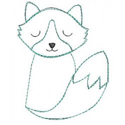 Stickdatei - Herr Fuchs Doodle